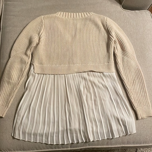 French Connections Sweater with Pleated Backing - Picture 3 of 5